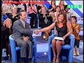 ILARIA CAPITANI "gambe e calze nere velatissime" da "Cominciamo bene" 2002