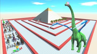 ESCAPE FROM ALIEN BRACHIOSAURUS #5  ARBS  Animal Revolt Battle Simulator