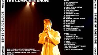 David Bowie Adelaide Oval Cricket Ground nov 11 1978 ( audio )