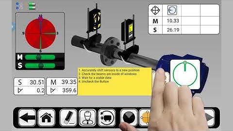 Vibro-Laser alignment tutorial 8: Change the position during the measurement "SmartShift™"