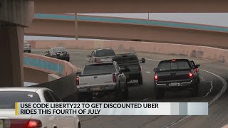 'Take a Ride on Us' program offers discounted Uber rides Fourth of July weekend
