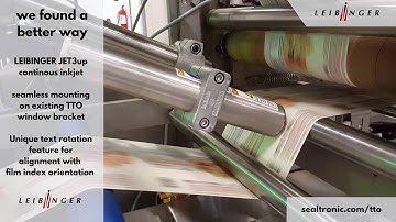 LEIBINGER CIJ replacing thermal transfer overprint