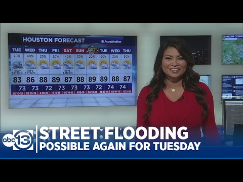 Street flooding is possible again Tuesday