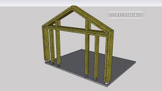 Packington Glulam Portals Long Span Glulam Truss Design Automation