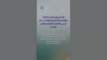 فاذا مس الإنسان ضر دعانا ثم اذا خولنا نعمه منا.... ) تلاوه بصوت القارئ علاء مزجاجي من سورة الزمر