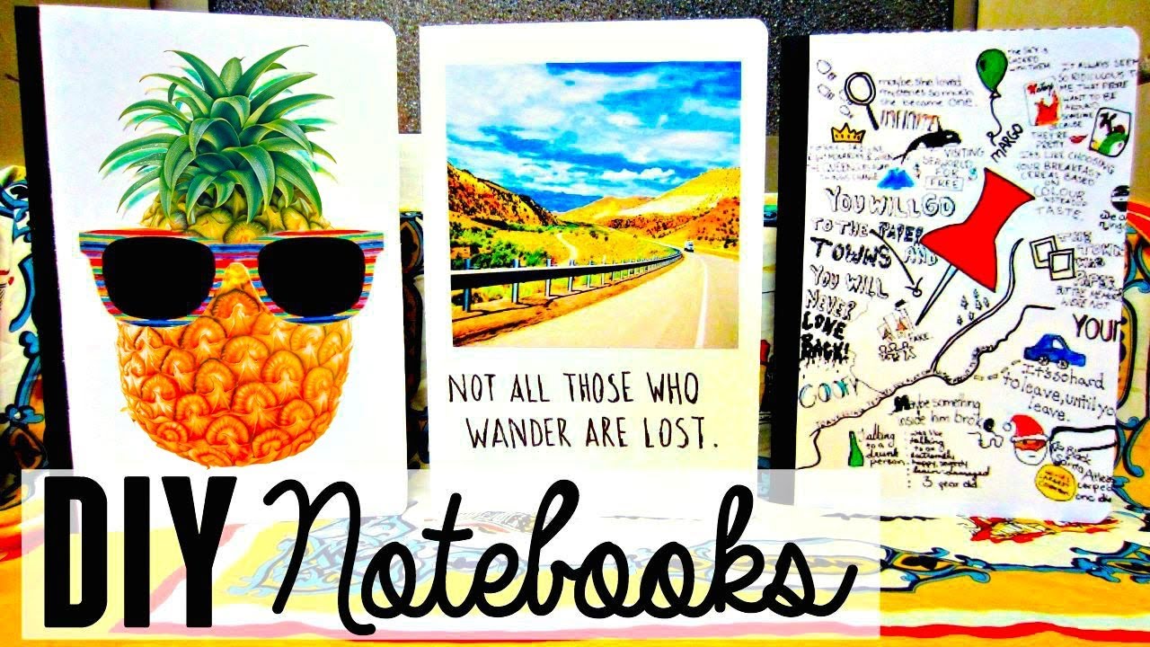 DIY SCHOOL SUPPLIES for Back to School | Easy & Cute NOTEBOOKS