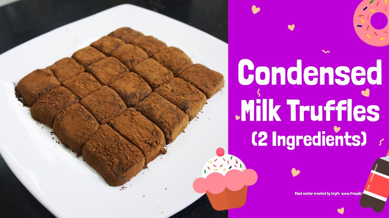 Easy to Make Condensed Milk Truffles 2 Ingredients lang YouTube