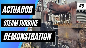 TURBINE ACTUATOR   STEAM TURBINE   TURBINE DRIVE DEMONSTRATION TURBINE ACTUATOR