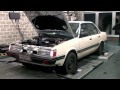 Subaru Leone turbo dyno run