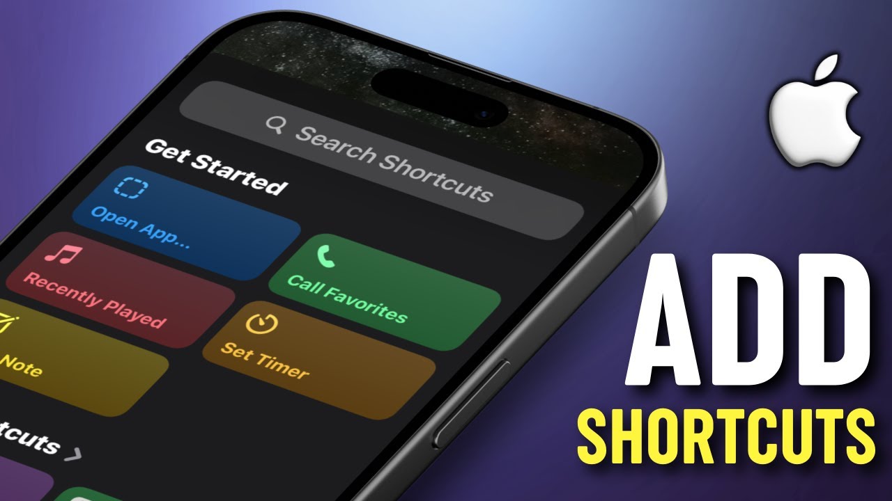 How To Add Shortcuts To iPhone's Lock Screen - YouTube