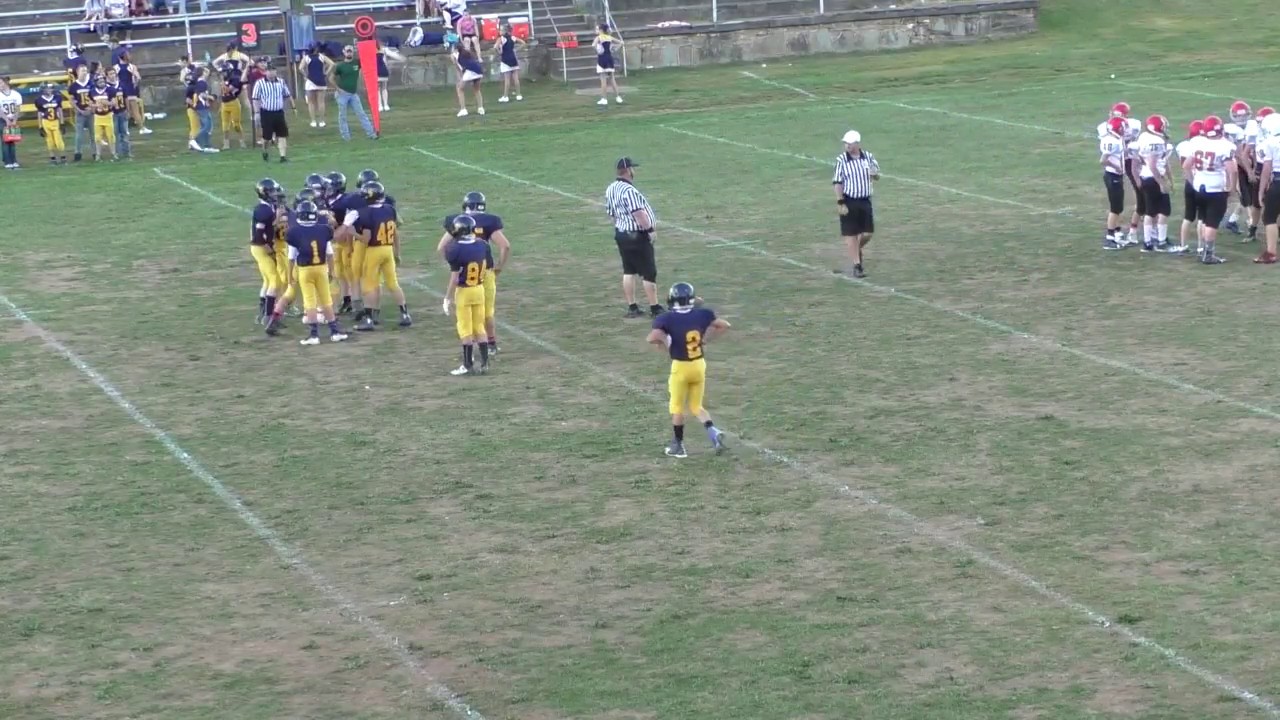 Spencer Middle School Football vs ster County 10132016 YouTube