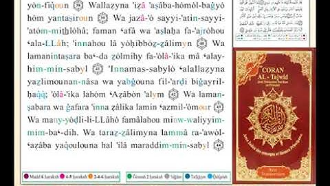 ختمة من مصحف التجويد باللغة الفرنسية الصفحة رقم 487