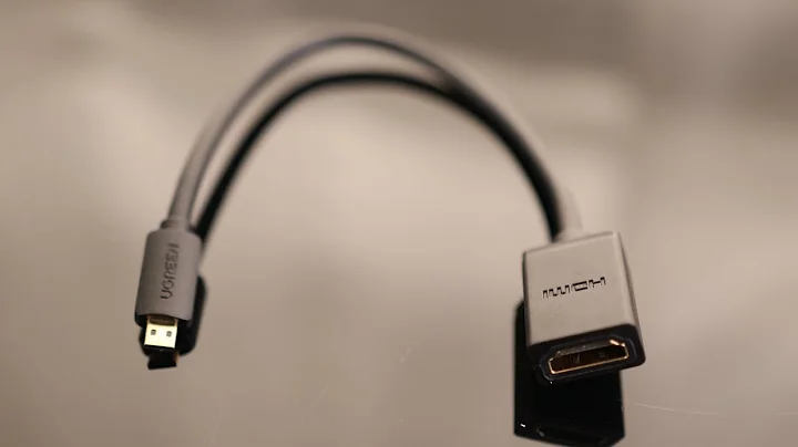 Using The Ugreen Micro HDMI to HDMI Adapter To Connect My Camera
