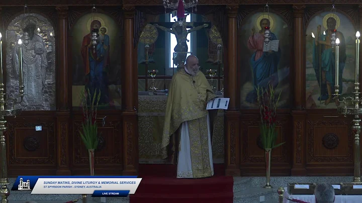 Sunday Matins, Divine Liturgy & Memorial Services - 21st December 2025 - St Spyridon, Sydney