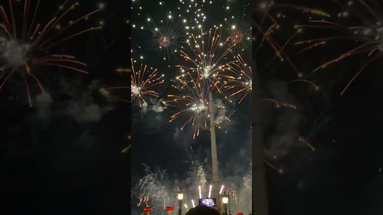 Continuation of fireworks 