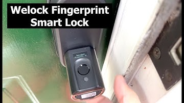 Welock Touch43 Fingerprint Smart Lock Unboxing & Setup