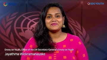 [International Youth Day 2022🌏] Envoy on Youth Jayathma Wickramanayake