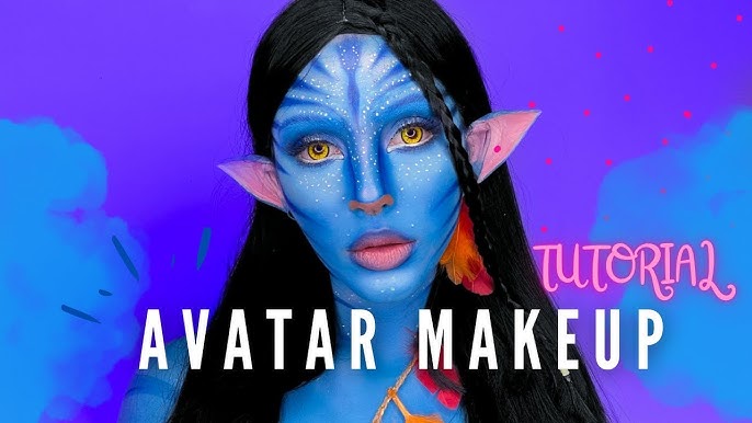 Avatar Face Paint Tutorial for Father's Day at Disney World