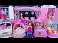 9 Minutes Satisfying with Unboxing Barbie Princess Bedroom & Furniture Collection Toy Review | ASMR