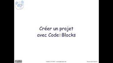 Langage C  - Créer un projet avec CodeBlocks