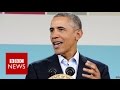 Why President Obama thinks Donald Trump will not be president - BBC News