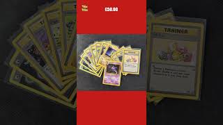 💸 This NEW LISTING12 x 1999 Base Set & Fossil & card fetched £50.00 — crazy or fair? #shorts