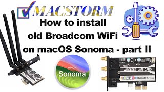 How to install old Broadcom WiFi on macOS Sonoma - part II