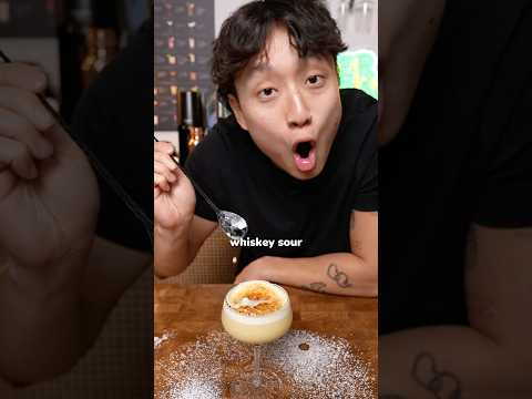 Creme Brulee Whiskey Sour #cremebrulee #whiskeysour #cocktails #bartender #bartending #mixology