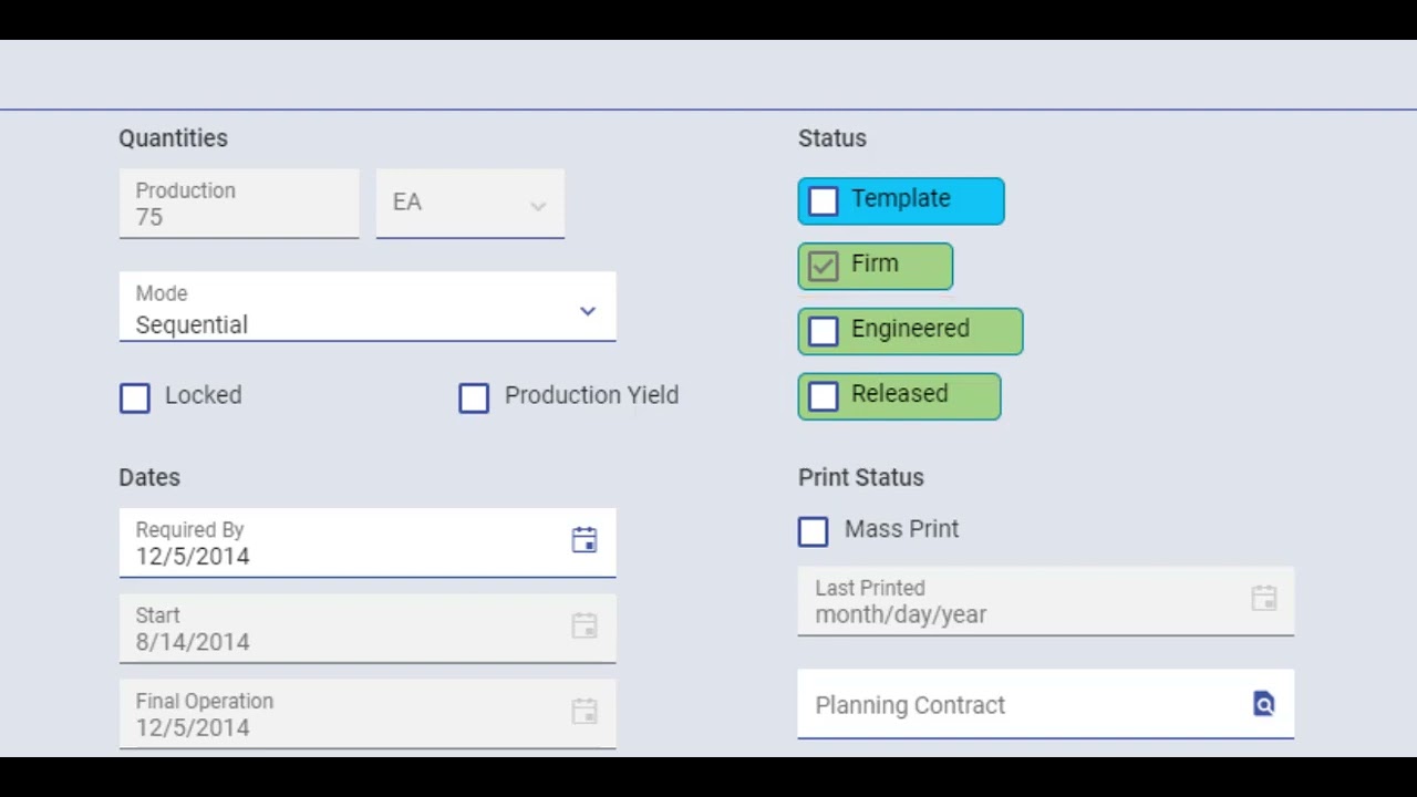 Release a Job to Production - JOB ENTRY | Epicor Look & Feel | Epicor ERP