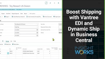 Boost Your Shipping Workflow with Vantree EDI and Dynamic Ship in Business Central