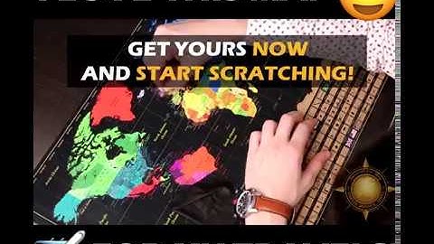 Scratch off Map of the World