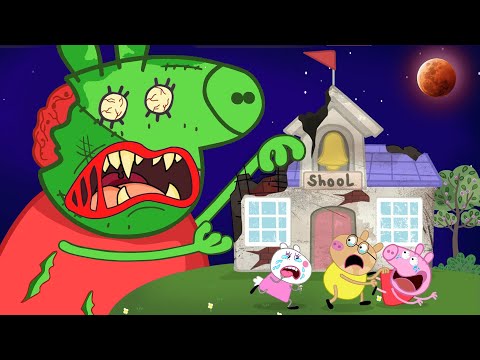 PEPPA PIG ZOMBIE APOCALYPSE - A Scary Night For Peppa Pig Family | Peppa Pig Funny Animation