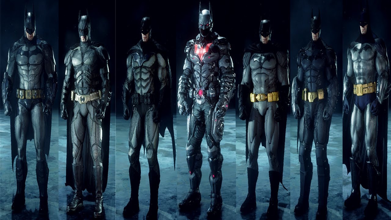 batman arkham suits