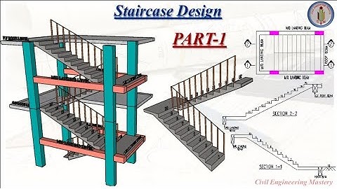 Staircase Design | RCC Staircase Design | Design of Staircase | Civil engineering
