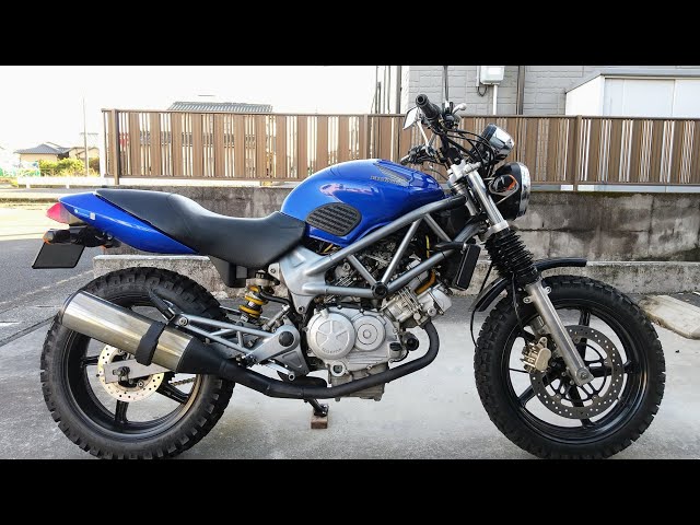 VTR250 スクランブラー カスタム ダート 林道 オフロード オンロード