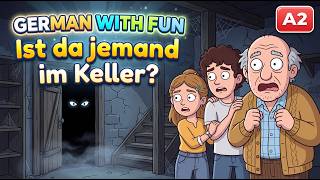 Who's Hiding in the Basement? 😨| Learn German with a Funny Family Story!