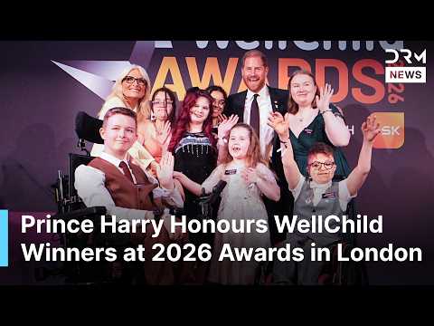Prince Harry Attends WellChild Awards and Meets Seriously Ill Children in London | AA1N