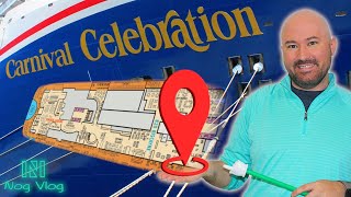 Carnival Celebration Complete Ship Tour (with realtime navigation!)