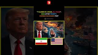 Iran sends clear message Hormuz route could close again #iran #straitofhormuz #trump