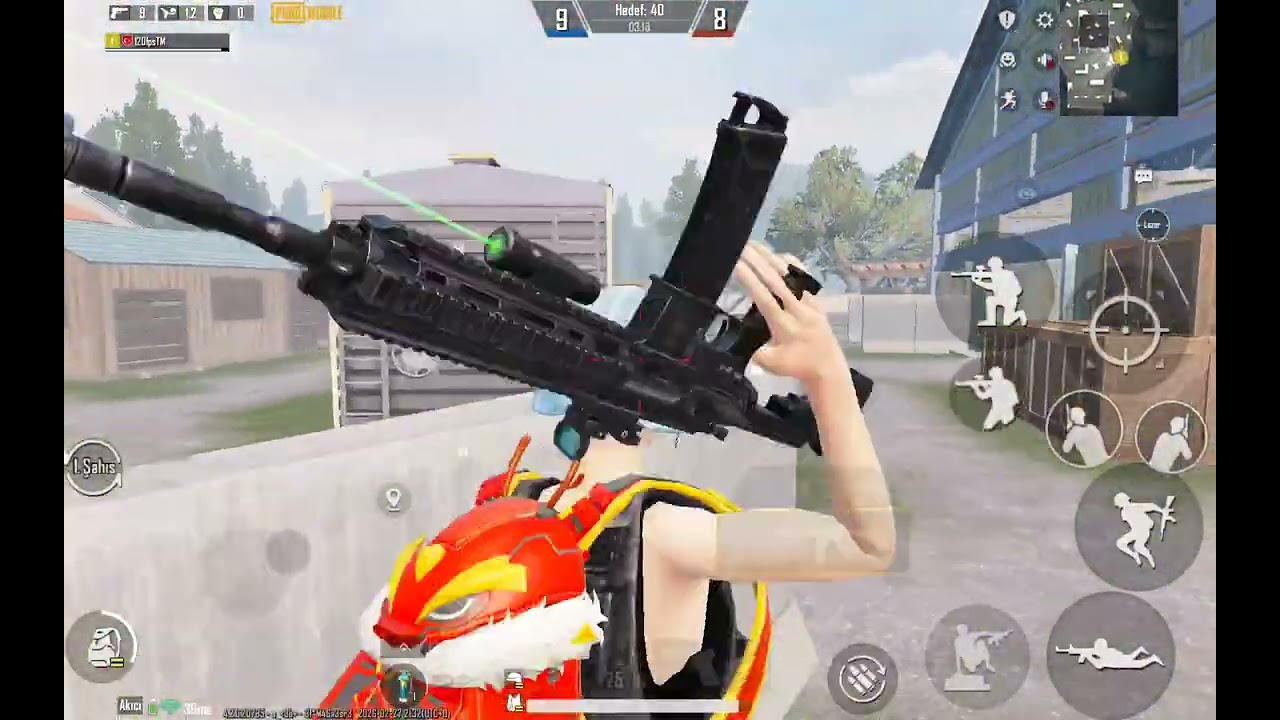 GECE 1'DE AİMİ TOPLAMAYA ÇALIŞIRKEN BEN PUBG MOBILE.