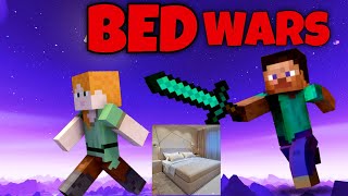 minecraft but i am playing bedwar!!