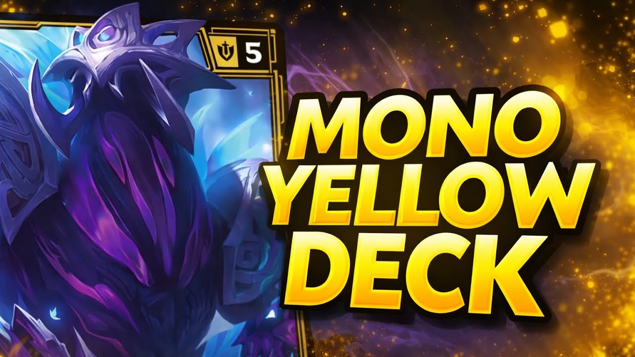 The BEST REK'SAI Deck! Mono-Yellow REK'SAI List! - Riftbound Gameplay ...