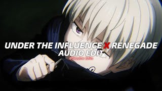 Under The Influence X Renegade - Chris Brown, Aaryan Shahedit Audio
