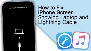 How to Fix iPhone Showing Laptop & Lightning Cable!