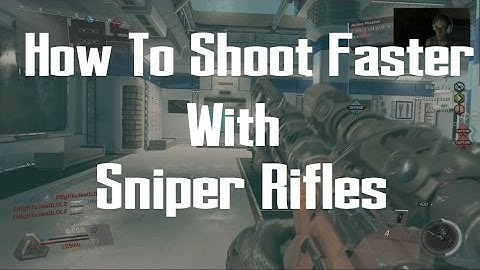 Call of Duty Infinite Warfare - How To Shoot Faster With Sniper Rifles ( Reload Cancelling )