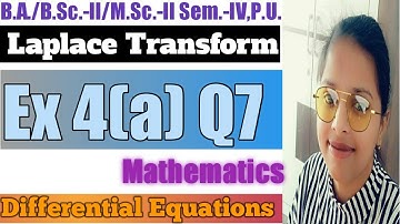 16. How To Solve Laplace Transform Fully Explained In Hindi By Sheewali Garg