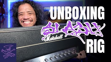 UNBOXING the ULTIMATE SLASH RIG! Marshall AFD100 Guitar Amp + Gibson Les Paul November Burst