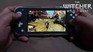Witcher 3 Wild Hunt Fantastic New Update 3.6 on Nintendo Switch Lite Part 11 || 480p to 1080p :O