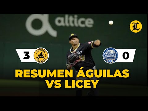 RESUMEN LICEY VS ÁGUILAS | 21 DIC | PELOTA INVERNAL