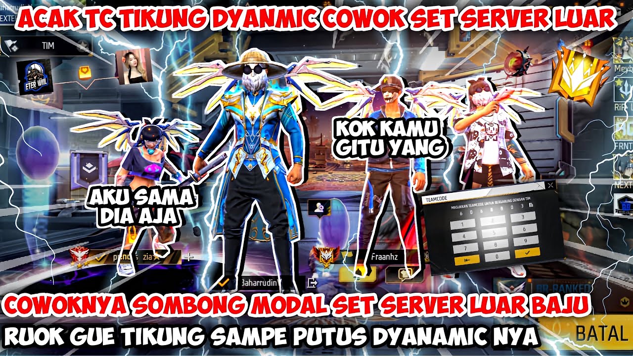 ACAK ACAK TC TIKUNG DYNAMIC PACAR COWOK SET RUOK TENGIL CEWEKNYA MATRE SAMPE PUTUS DYANMIC KALAH 11😱